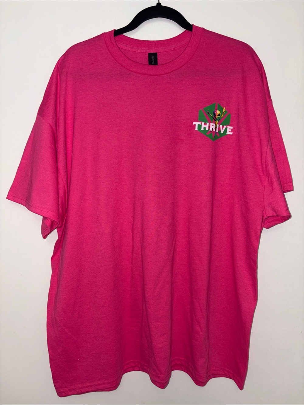 Thrive Hot Pink Short-Sleeve Logo Tee #0032